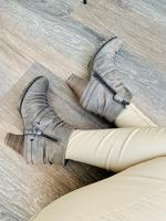 Boots in greige grau beige 5G 38 Stiefel Vintage Bayern - Seubersdorf Vorschau