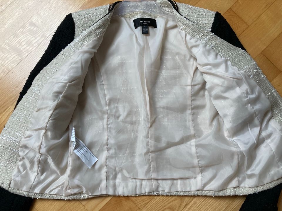 Mango Suit Bouclé Blazer Kurzjacke Größe XS in Langenfeld