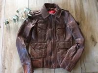 Esprit EDC Damen Leder Jacke Braun XS 34 Niedersachsen - Uelzen Vorschau