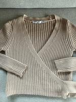 gerippter Pullover - Wickelpulli von NA-KD in Gr. XS(34) Bayern - Titting Vorschau