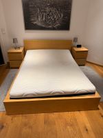 Ikea Bett 1,40 * 2,00m und Hilding Lattenrost inkl Nachttische Dortmund - Lichtendorf Vorschau