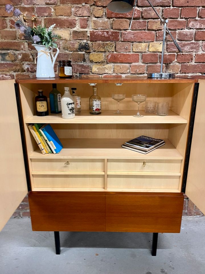 Teak Kommode Schrank Highboard Vintage Danish 60er Mid Century in Berlin