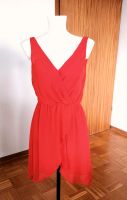 Orange-rotes Chiffon-Kleid | 34 | H&M Nordrhein-Westfalen - Hiddenhausen Vorschau