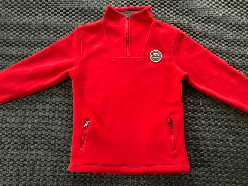 ♦️ Fleece Pulli in einem schönen Rot ♦️ in Hahnheim