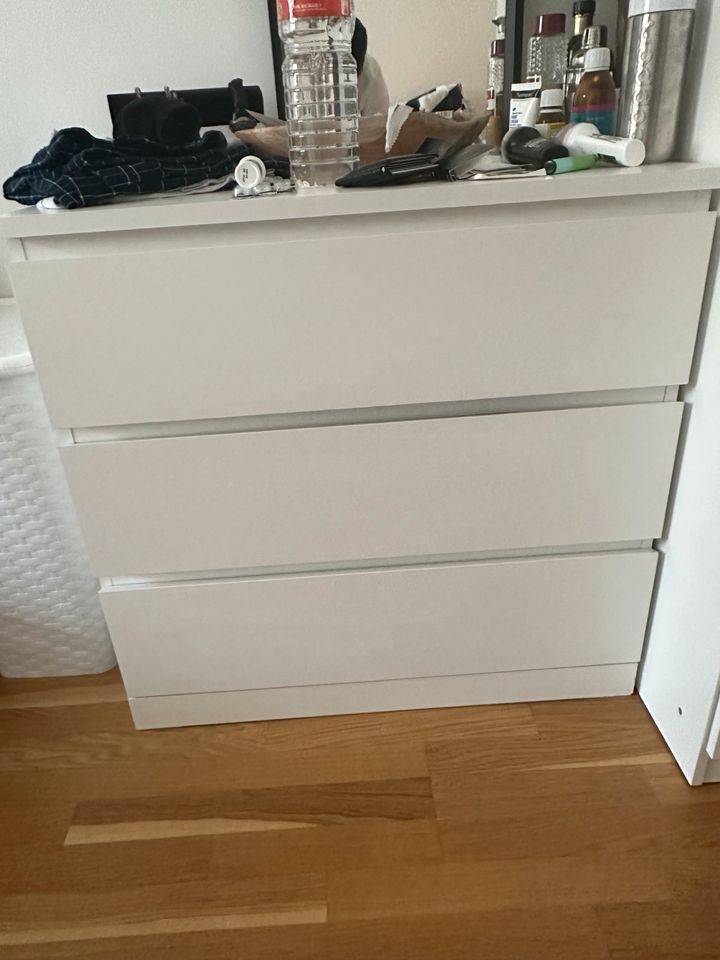 MALM Kommode mit 3 Schubladen, weiß, 80x78 cm in Berlin