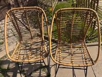 Vintage Rattan Stühle DDR Sachsen-Anhalt - Osterwieck Vorschau