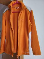 Jacke in Fleece, Gr. 140 - orange-weiß Bayern - Bobingen Vorschau