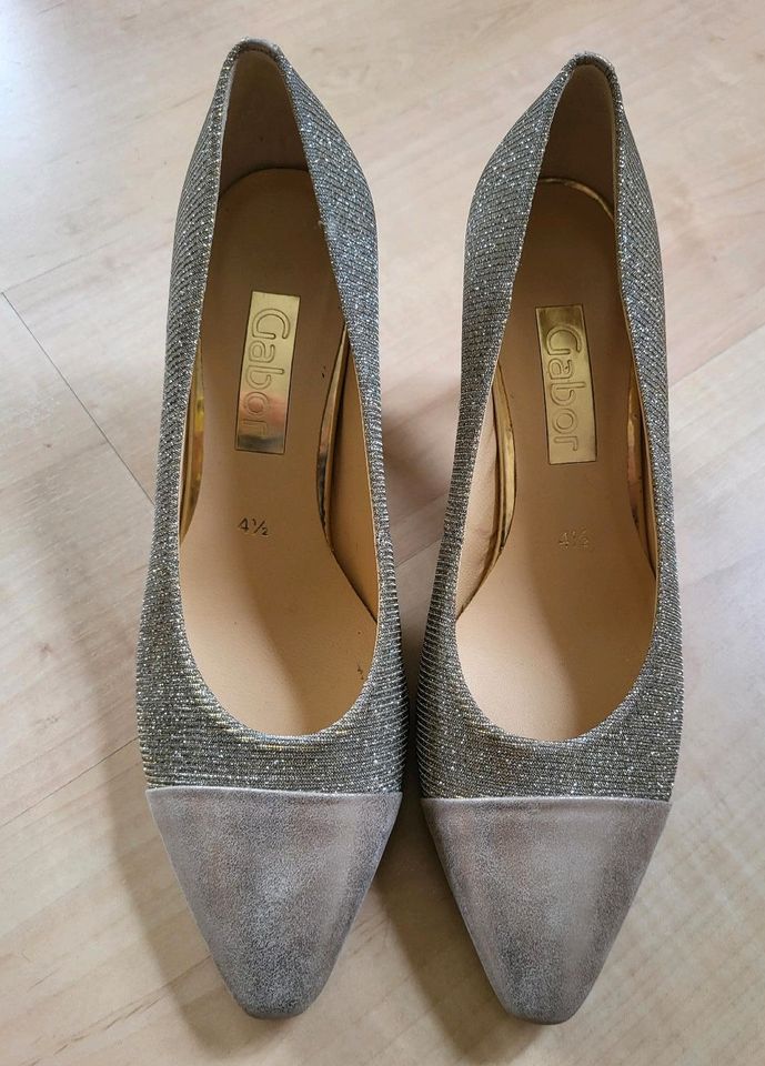 Gabor Pumps, silber-gold, Größe 37,5,  Neu! in München