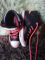Chucks Converse All Star, Gr. 37, schwarz pink, Leder, Selten West - Zeilsheim Vorschau