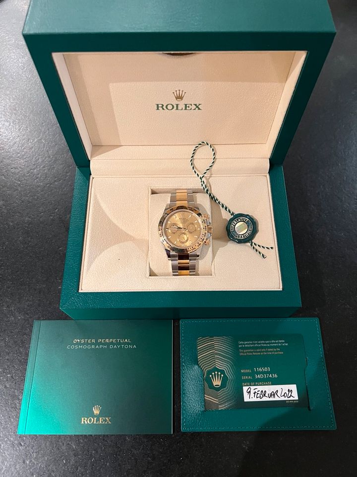 Rolex Daytona Stahl/Gold 116503 Neu Ungetragen in München