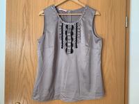 Basler Damen Oberteil Bluse Satin taupe greige grau-beige Gr. 42 Hessen - Babenhausen Vorschau