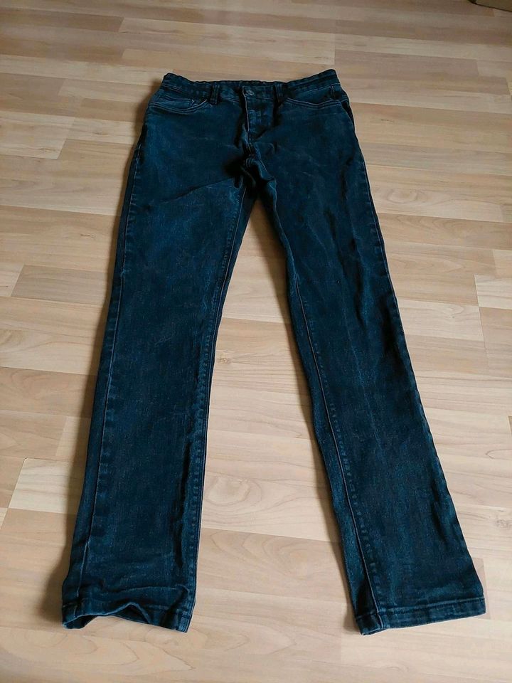 C&A Skinny Jeans Größe 164 anthrazit in Fuldatal