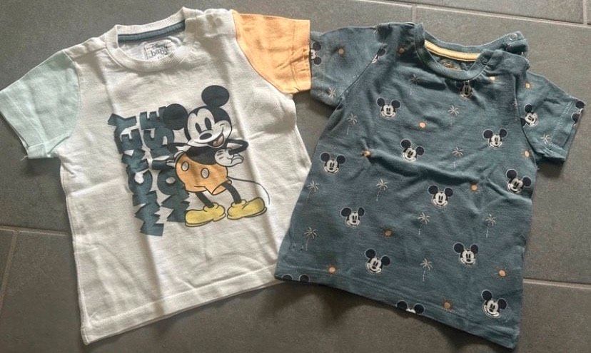 T-Shirt Mickey Mouse Gr.80 2 Stück in Finnentrop
