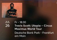 TRAVIS SCOTT FRANKFURT 26.07.24 , 3 TICKETS Rheinland-Pfalz - Kobern-Gondorf Vorschau