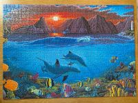 Puzzle - Delfine bei Sonnenuntergang im Korallenriff Niedersachsen - Aurich Vorschau
