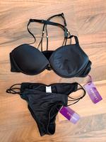 Bikini Schwarz Silber, Neu, Lascana, Größen 36/38 75B Bayern - Buchloe Vorschau