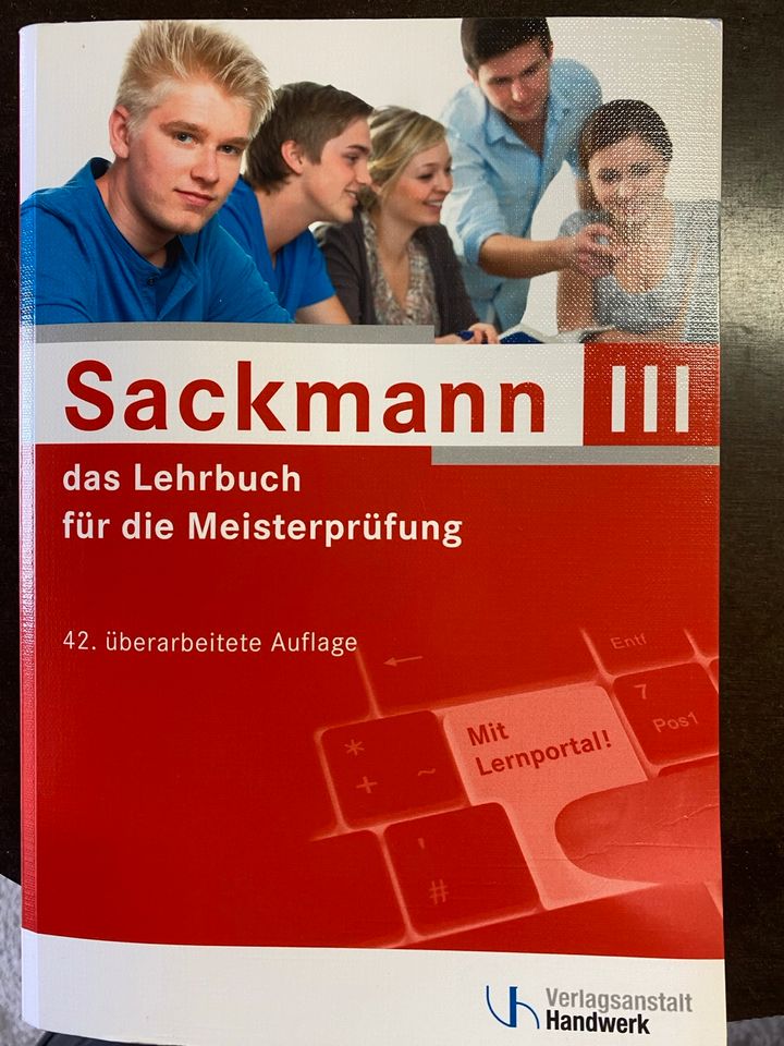 Sackmann das  Lehrbuch für die Meisterprüfung III in Bruchhausen-Vilsen