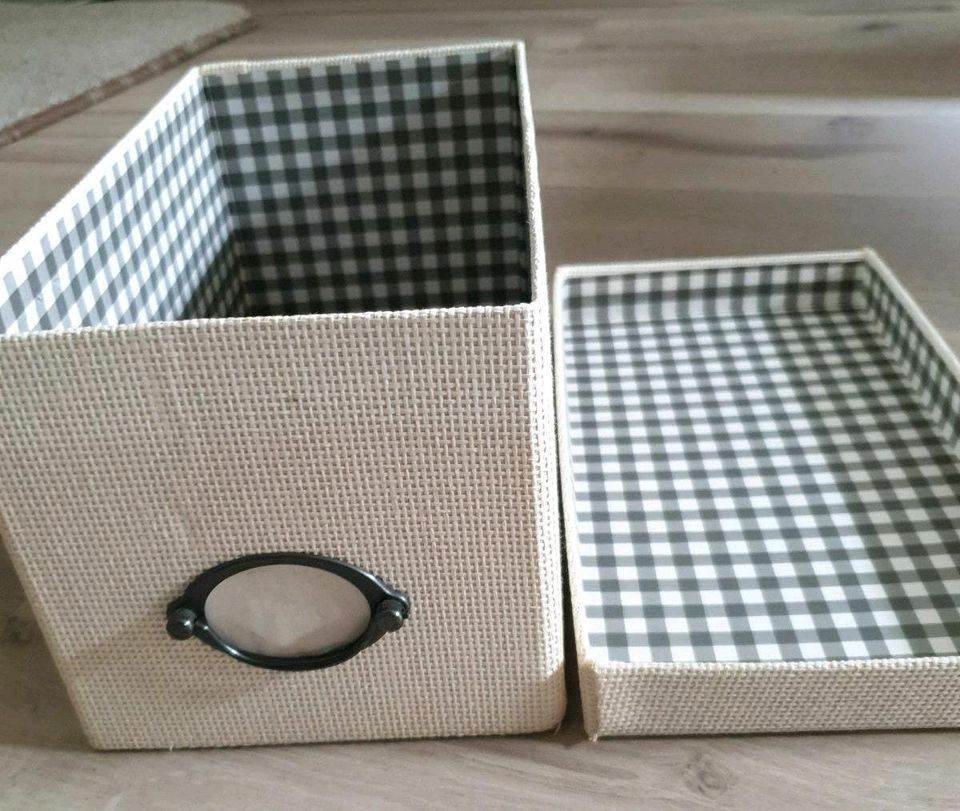 2 KVARNVIK Kasten Box Schachtel IKEA Deko beige in Kiel