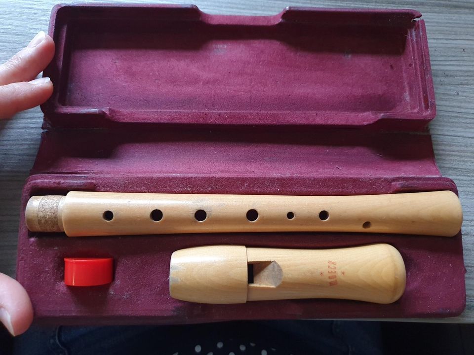 ✨ MOECK Flöte Blöckflöte Musik Instrument gebraucht in Gronau (Westfalen)