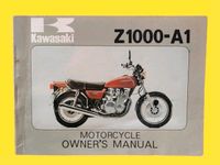 Kawasaki Z 1000 - A1 Owners Manual, Fahrerhandbuch 1976 englisch Saarland - Ottweiler Vorschau