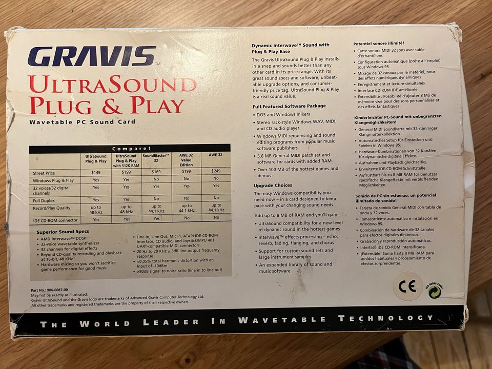 Gravis Ultrasound PnP Soundkarte GUS in Amelsbüren