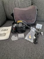 Nikon D 80 - DSLR Digitalkamera - Mit Zubehör Schleswig-Holstein - Westerrönfeld Vorschau