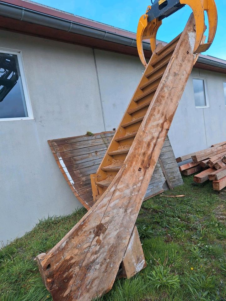 Holztreppe in Tirschenreuth