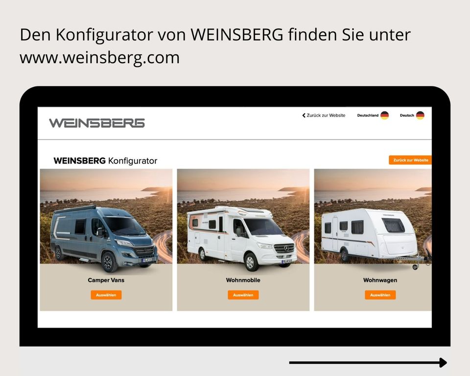 Weinsberg CaraCito 450 FU Mod. 24 *Wunschkonfiguration bestellen* in Adendorf