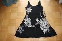 Desigual Kleid schwarz Muster Single jersey Gr.M o.Arm A-Linie Ur Baden-Württemberg - Heilbronn Vorschau