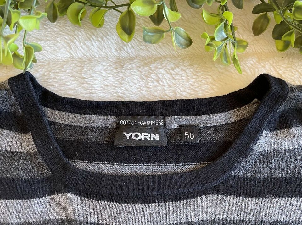 Yorn♥Kaschmir Cashmere Cotton♥Gr.56♥Pullover♥Sweater♥Pulli in Viersen