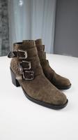 Kanna Stiefeletten 39 Neu Grün Khaki Wildleder Absatzschuhe Wandsbek - Hamburg Marienthal Vorschau