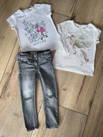 Next ⭐️ 2 süße Shirts weiß & Skinny Jeans wie neu ⭐️ 98 2-3 Nordrhein-Westfalen - Siegburg Vorschau