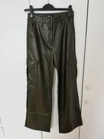 New Yorker Leder Cargo Hose in Khakigrün Bayern - Gersthofen Vorschau