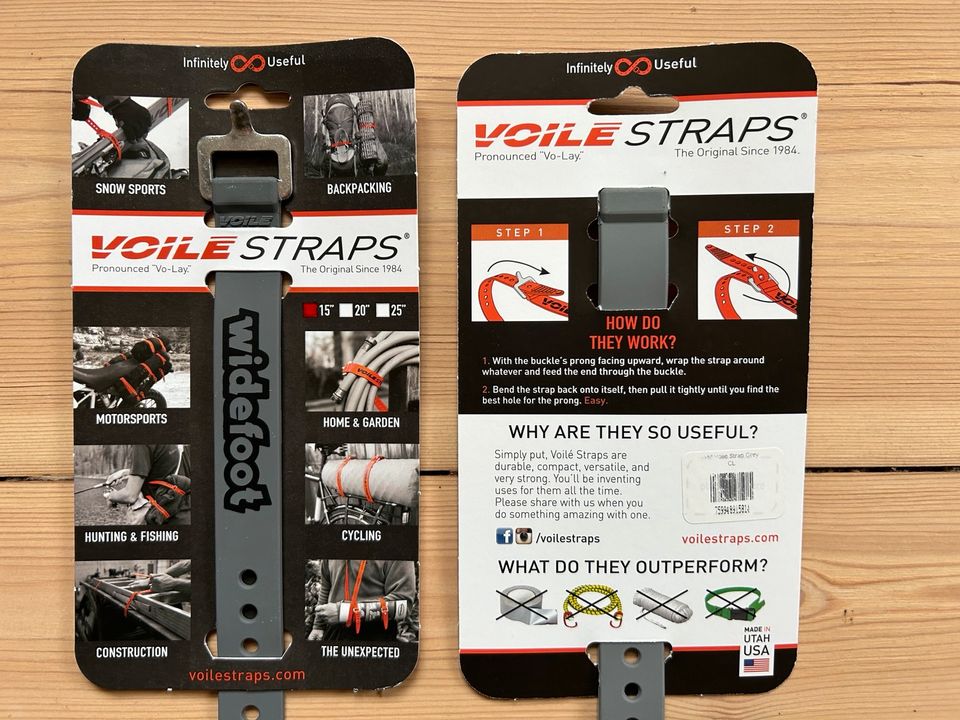 Voile Straps Widefoot Bikepacking 15" Alu Buckle NEU in Angermünde