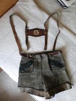 Vintage 60/70er kurze Lederhose Wanderhose, DDR Trachten, Geweih Sachsen - Schkeuditz Vorschau