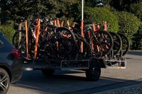 MTB Anhänger Verleih Fahrrad Transport 12 Bikes München - Schwabing-West Vorschau