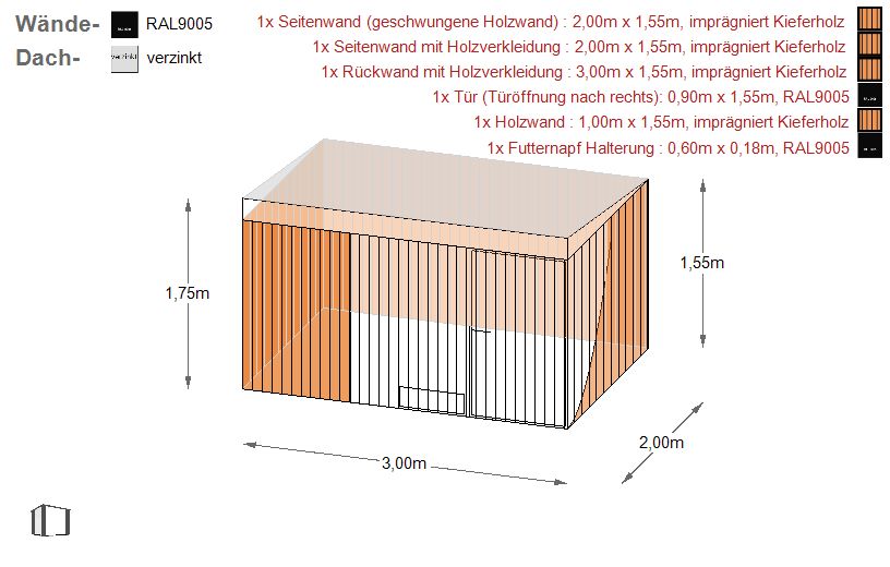 Hundezwinger 3x2m Käfig  Tiergehege | inkl. Lieferung & Montage! in Schwäbisch Hall