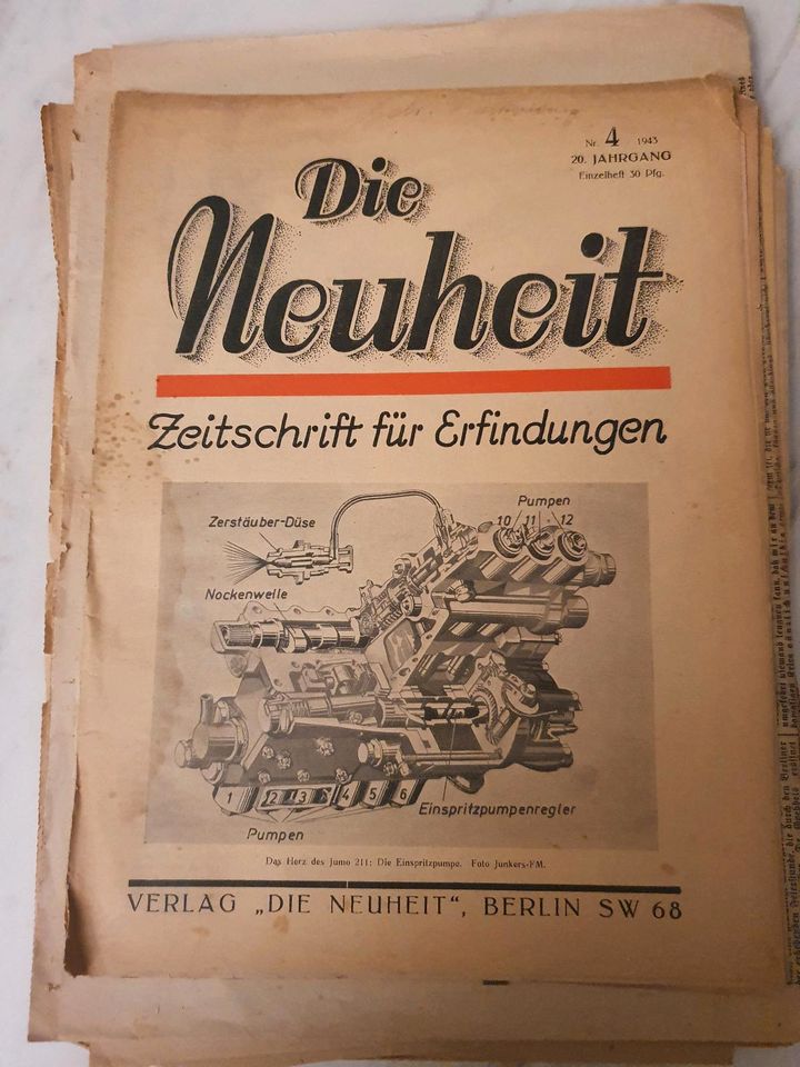 Deutschland Alte Zeitungen 2. Weltkrieg Vorkriegszeit DDR 1914-72 in Berlin