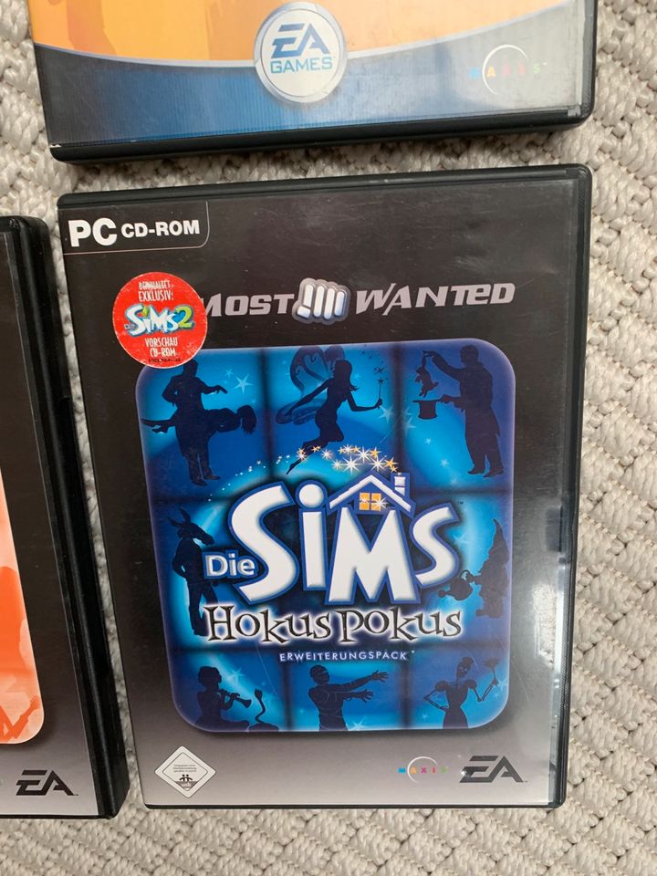PC Spiele Die Sims (Erste Version) mit Erweiterungen in Marburg
