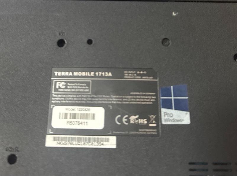 Terra Mobile 1713A 8 GB RAM Windows 11 pro 17 zoll in Hamm