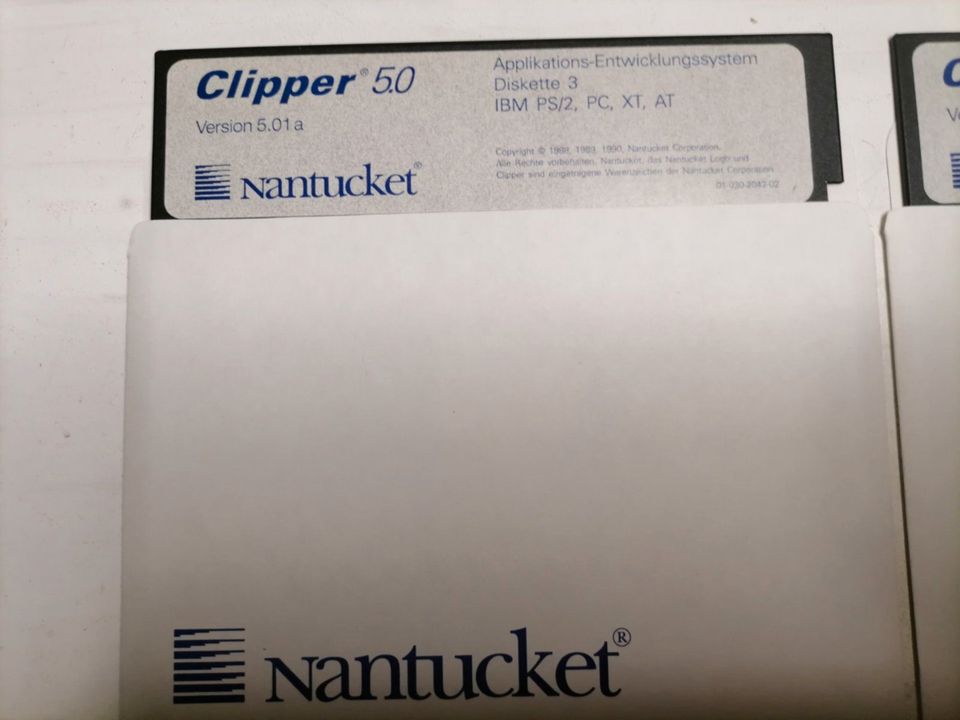 Programmierspr. Nantucket Clipper 5 auf acht 5 1/4" Disketten in Kirchham