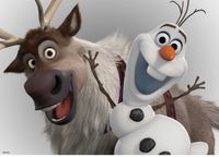 Disney Bild Sven und Olaf von die Eiskönigin Nordrhein-Westfalen - Erkelenz Vorschau