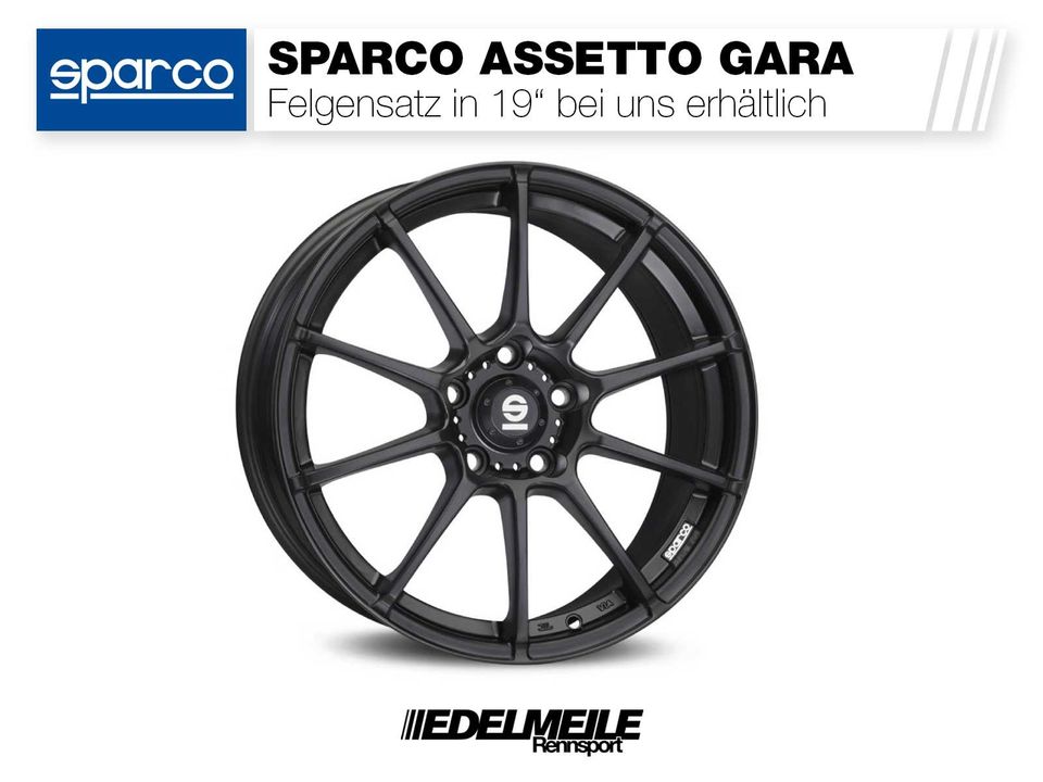 Sparco Assetto Gara 19" Seat Cupra Leon 1P 5F Ateca Born ST uvm. in Gießen