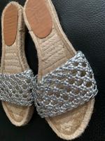 Sommer Sandalen, Silber, Größe 38 Köln - Esch Vorschau