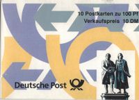 8 Postkarten - Goethe-Schiller-Denkmal Weimar Bayern - Geroldsgrün Vorschau