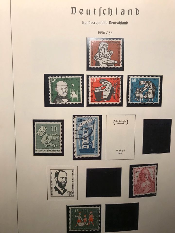 Briefmarken Deutschland Leuchtturm 1949 bis 1971 in Gütersloh