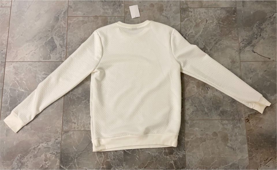 C&A Sweatshirt Weiß Neu Gr:M in Buxtehude