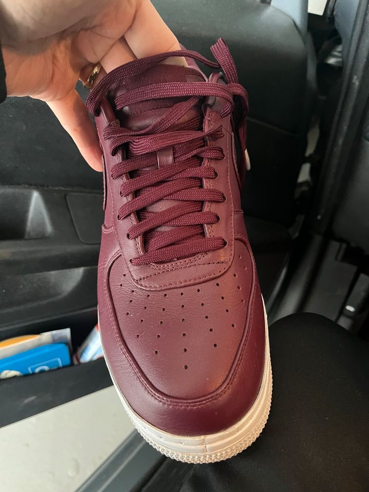 Nike Air Force 1 - •Weinrot- selten-*Rar* in Waiblingen