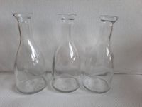 3 Glas Flaschen Vasen H 17 cm Ø 7 cm Nordrhein-Westfalen - Ennepetal Vorschau