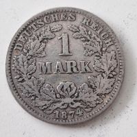 1  Mark 1874 G, Silber  Erhaltung Patina münzen Niedersachsen - Ronnenberg Vorschau